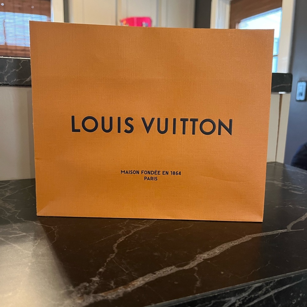 Louis Vuitton Orange Gift Bag
